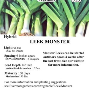 Evermore Gardens Monster Leek Monster Leek Hybrid Seeds